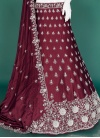 Shimmering Crepe Silk Bridal Designer Lehenga Choli - 1